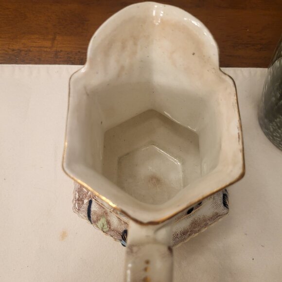 Victorian Era Keeling Staffordshire Losol Ware Jug Pitcher - Picture 7 of 10